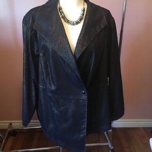 Catherine’s Metallic Denim Jacket